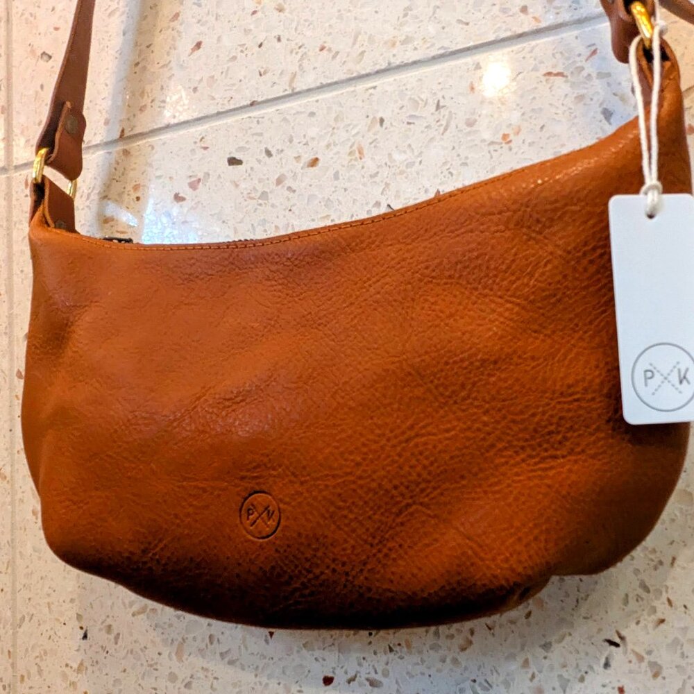 NWT Paula Kirkwood Leather Crossbody/sling bag
